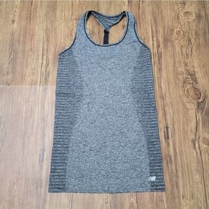 New Balance Grey Strappy Back Athletic Tank Top - Women's Small